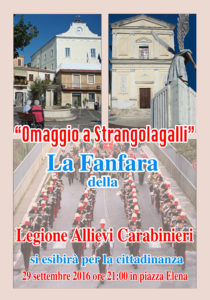 Manifesto fanfara carabinieri